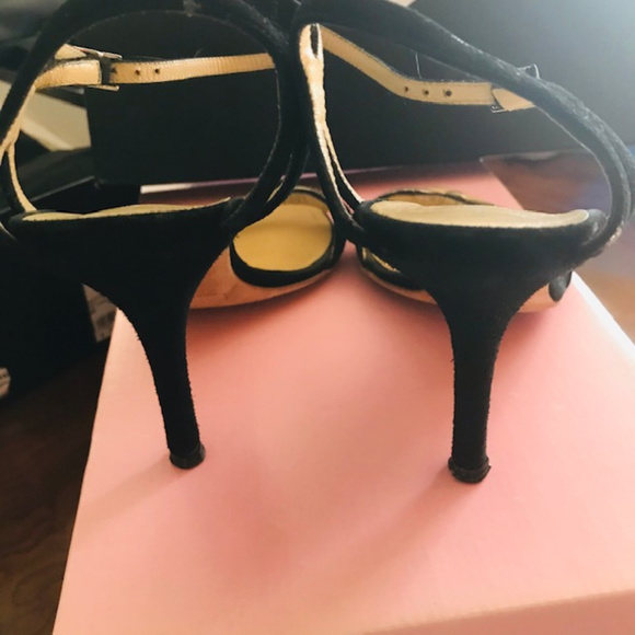 Giuseppe Zanotti Black Open Toe Shoes - 38 - Picture 6 of 7